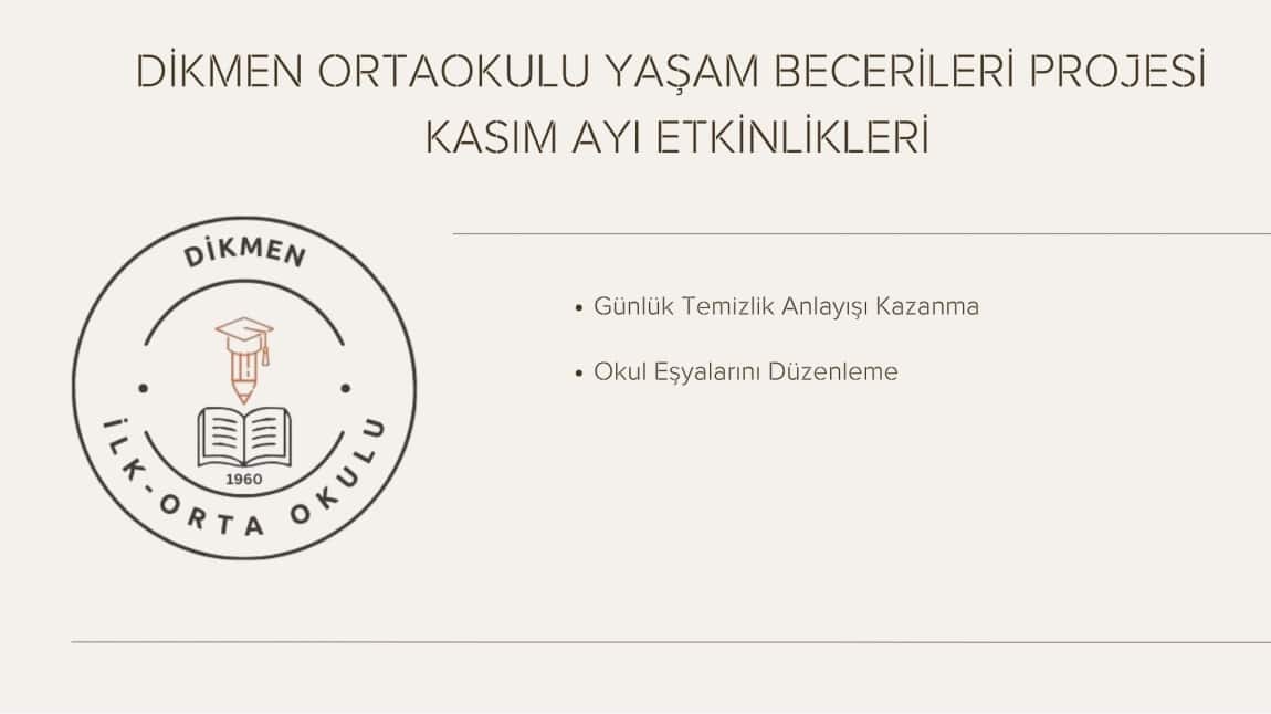 KASIM AYI YAŞAM BECERİLERİ ETKİNLİKLERİ